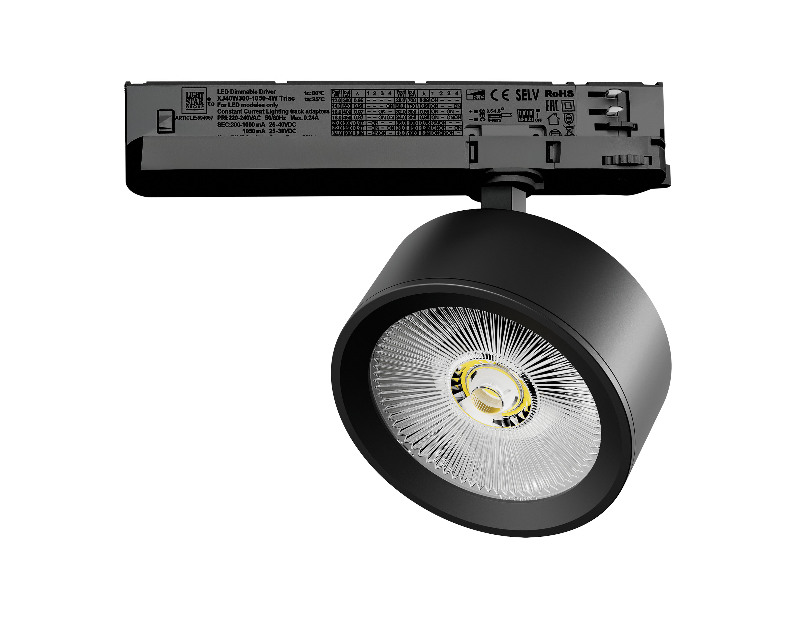 Светильник для трековой системы Quattro LED 30W с управлением TRIAC Alta Pro Lightstar A5647TRIAC