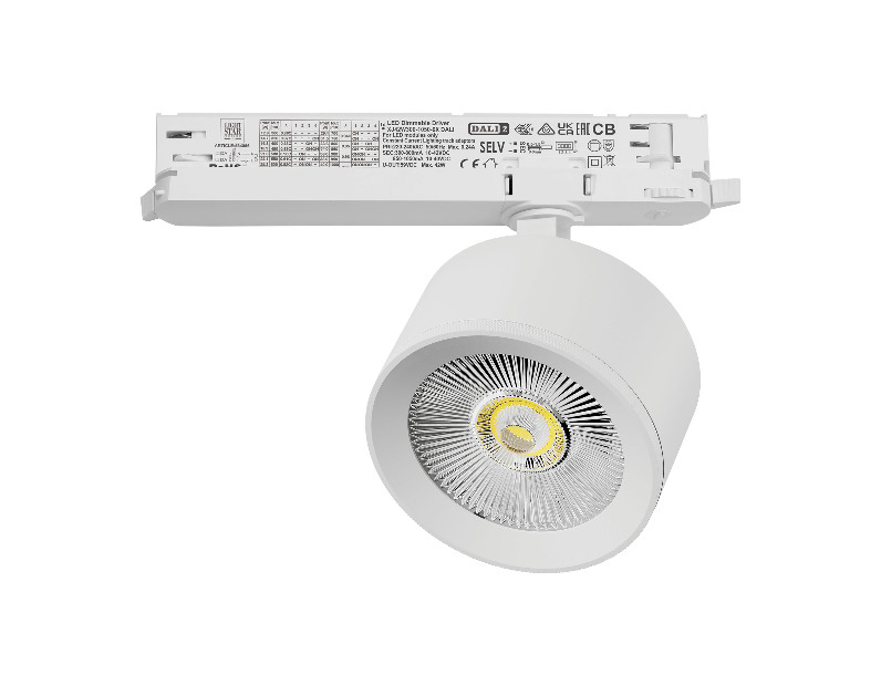 Светильник для трековой системы Quattro LED 15W с управлением DALI Alta Pro Lightstar A5546DALI