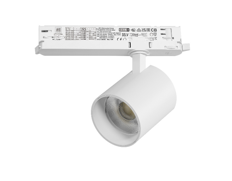 Светильник для трековой системы Quattro LED 35W с управлением DALI Alta Base Lightstar A5446DALI