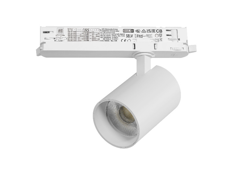 Светильник для трековой системы Quattro LED 30W с управлением DALI Alta Base Lightstar A5336DALI