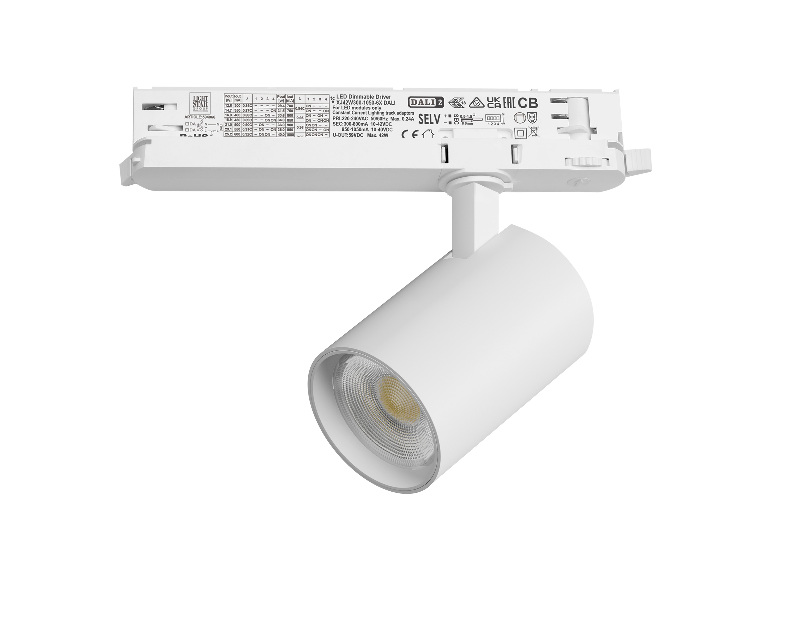 Светильник для трековой системы Quattro LED 24W с управлением DALI Alta Base Lightstar A5236DALI