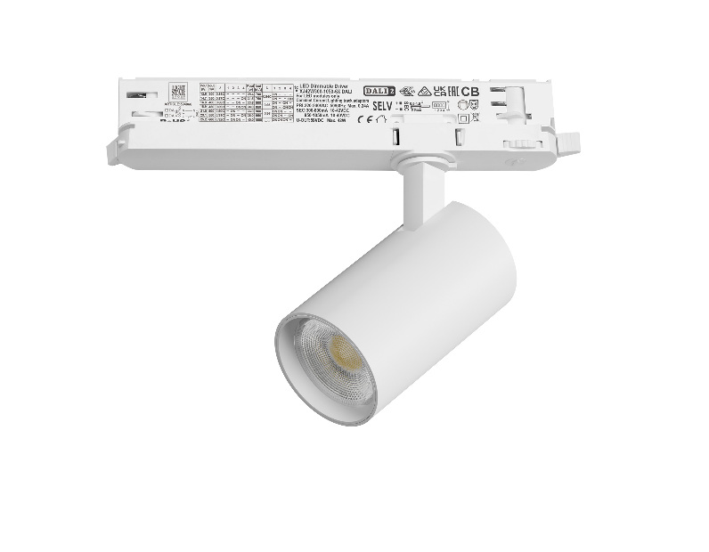 Светильник для трековой системы Quattro LED 15W с управлением DALI Alta Base Lightstar A5136DALI