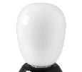 Настольная лампа диммируемая 10W 3000K матовый/черный Uovo III Lightstar 807917