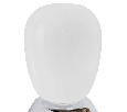 Настольная лампа диммируемая 10W 3000K матовый/хром Uovo III Lightstar 807914