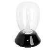 Настольная лампа диммируемая 10W 3000K прозрачный/черный Uovo III Lightstar 807907