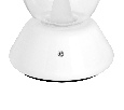 Настольная лампа диммируемая 10W 3000K прозрачный/белый Uovo III Lightstar 807906