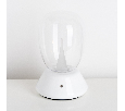 Настольная лампа диммируемая 10W 3000K прозрачный/белый Uovo III Lightstar 807906