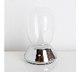 Настольная лампа диммируемая 10W 3000K прозрачный/хром Uovo III Lightstar 807904