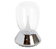 Настольная лампа диммируемая 10W 3000K прозрачный/хром Uovo III Lightstar 807904