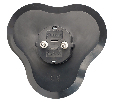 Разветвитель сетевой 3-местный с/з STEKKER ADP16-23-21, 250V, 16A, ABS пластик, черный