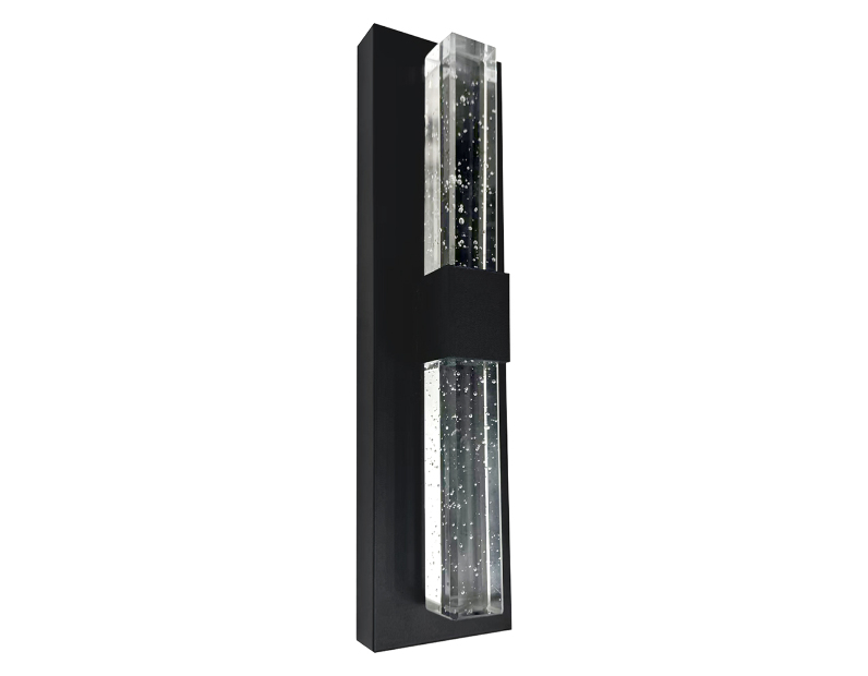 Светильник уличный светодиодный Feron DH2202 Катар 10W, 90*43*360мм, 3000К, черный (на стену вверх/вниз)