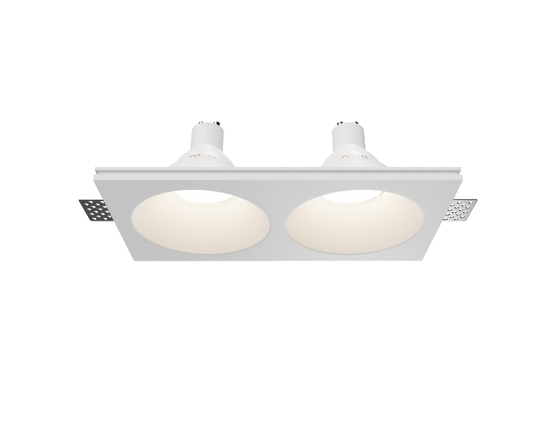 Встраиваемый светильник Technical Gyps Modern DL129-GU10-02-W