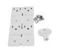 Корпус пластиковый ЩМПп STEKKER EBX60-6/06-65 IP65 c прозрачной дверью (400*300*165) пластик, серия ArcaWP65+