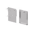 Комплект заглушек (для профиля ALM-5070-S-2M) 2 шт., ALM-5070-S-EC 642095