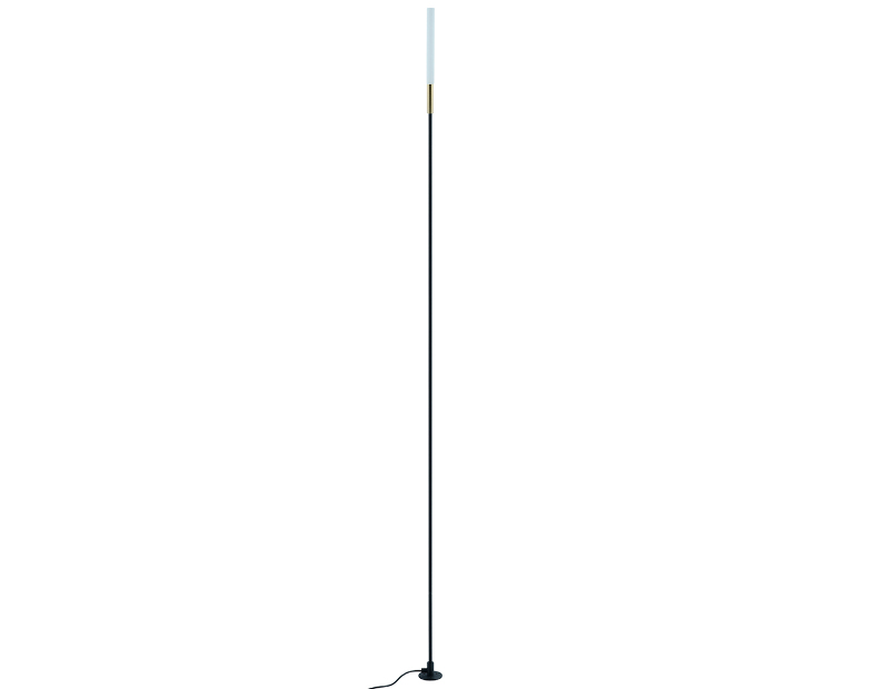 Светильник уличный светодиодный Feron DH2101, 1W, DC24V, низковольтный, 3000K, черный/золотой, 15*15*1393