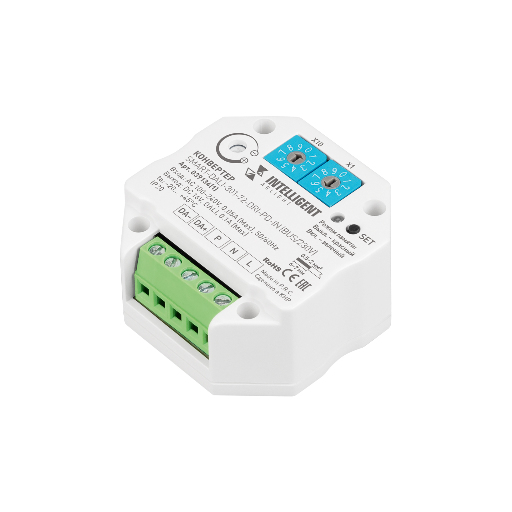 INTELLIGENT ARLIGHT Конвертер SMART-DALI-301-72-DRI-PD-IN (BUS/230V) (IARL, IP20 Пластик, 5 лет) 039134(1)