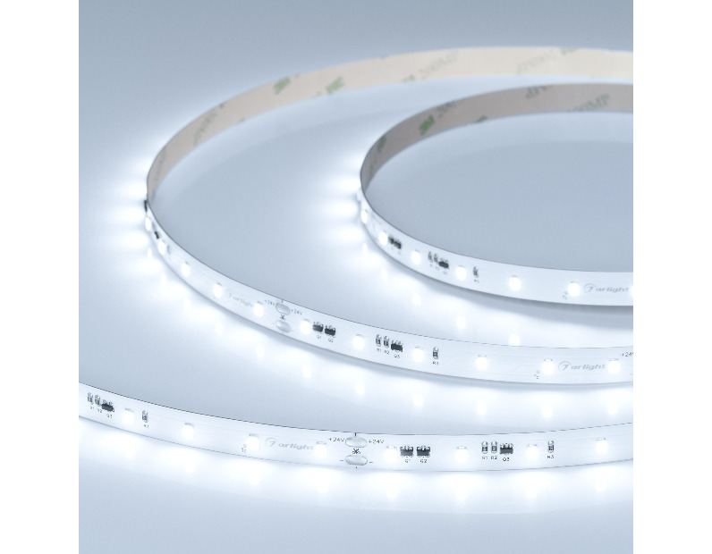 Лента IC-A60-10mm 24V White6000 (4.8 W/m, IP20, 2835, 20m) (Arlight, 4.8 Вт/м, IP20)