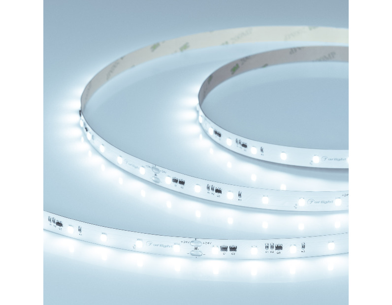 Лента IC-A60-10mm 24V Cool 8K (4.8 W/m, IP20, 2835, 20m) (Arlight, 4.8 Вт/м, IP20)