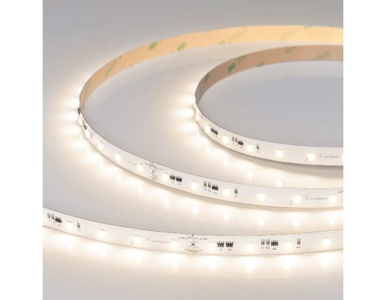 Лента IC-A60-10mm 24V Warm3500 (4.8 W/m, IP20, 2835, 20m) (Arlight, 4.8 Вт/м, IP20)