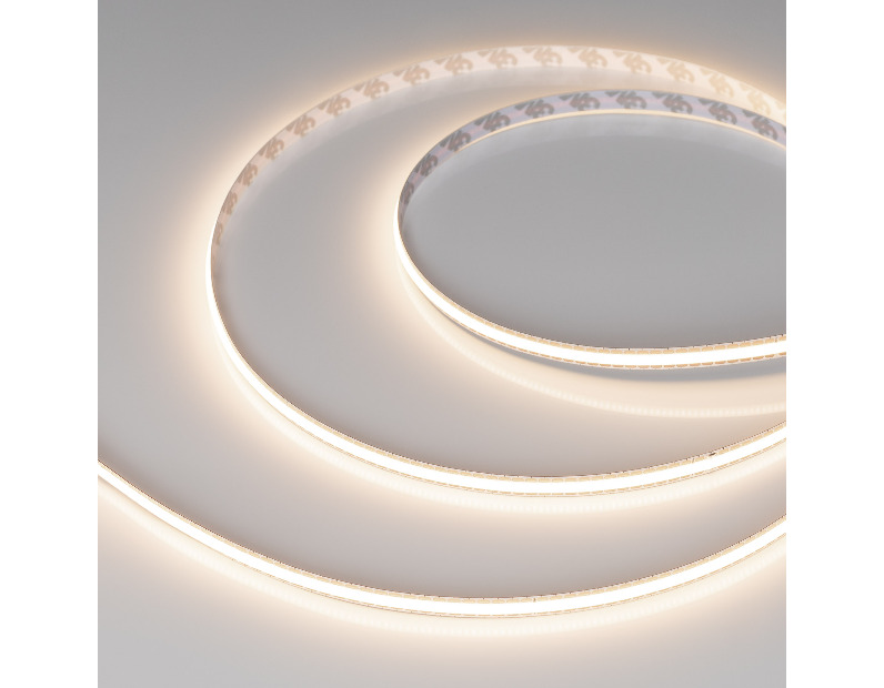 Лента COB-X544-8mm 24V Warm3500 (11 W/m, IP20, 5m, FreeСut) (Arlight, Свободная резка)