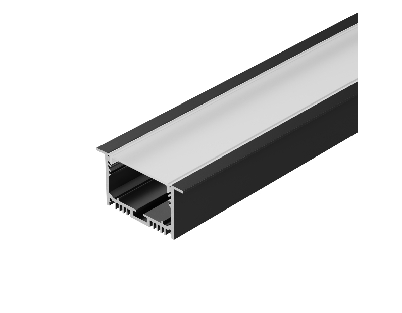 Профиль SL-LINIA62-F-2000 BLACK (BY) (Arlight, Алюминий)