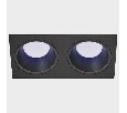 Встраиваемый светильник Italline IT08-8013 IT08-8013 black 4000K 2 шт + IT08-8015 black