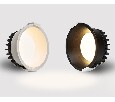 Встраиваемый светильник Italline IT08-8013 IT08-8013 black 4000K + IT08-8014 white
