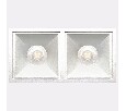 Встраиваемый светильник Italline IT06-6020 IT06-6020 white 4000K - 2 шт. + IT06-6022 white