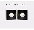 Встраиваемый светильник Italline IT06-6020 IT06-6020 black 4000K - 2 шт. + IT06-6022 black