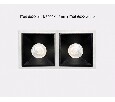 Встраиваемый светильник Italline IT06-6020 IT06-6020 black 3000K - 2 шт. + IT06-6022 black
