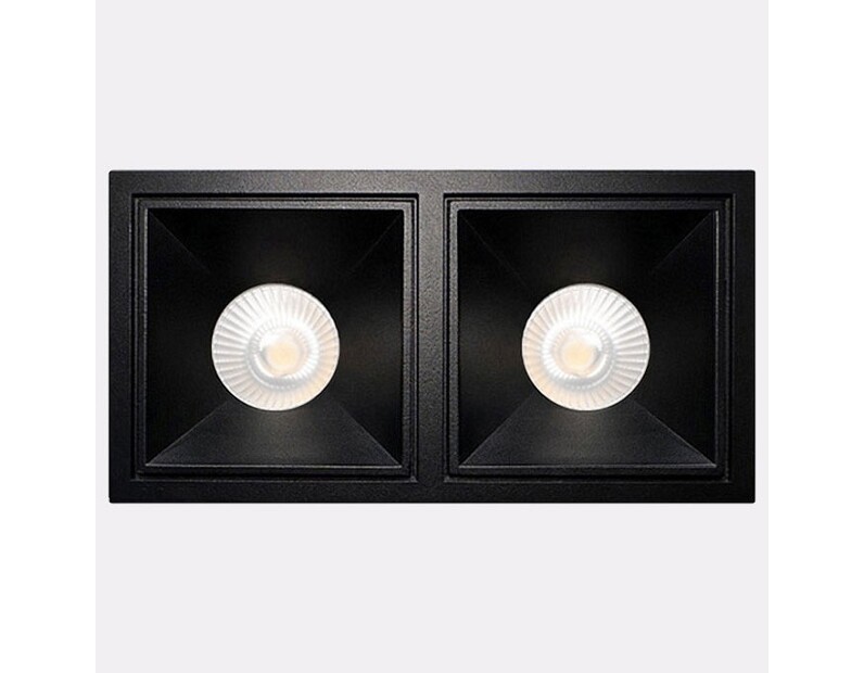Встраиваемый светильник Italline IT06-6020 IT06-6020 black 3000K - 2 шт. + IT06-6022 black