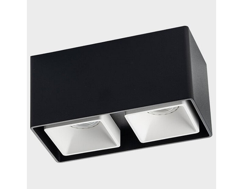 Накладной светильник Italline FASHION FX FASHION FX2 black + FASHION FXR white - 2шт.