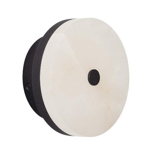 Светильник SP-MENTA-WALL-R165-12W Warm2700 (BK, 130 deg, 230V) (Arlight, IP20, Мрамор, 5 лет) 061700
