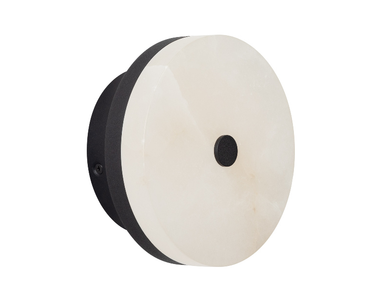 Светильник SP-MENTA-WALL-R165-12W Warm2700 (BK, 130 deg, 230V) (Arlight, IP20, Мрамор, 5 лет)