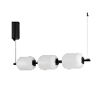 Светильник SP-CARAMELA-HANG-L720-12W Warm2700 (BK, 360 deg, 230V) (Arlight, IP20, Натуральный шелк, 3 года)