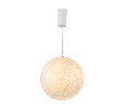 Светильник SP-SILKA-HANG-R300-7W Warm2700 (WH, 330 deg, 230V) (Arlight, IP20, Натуральный шелк, 3 года)