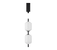 Светильник SP-CARAMELA-HANG-R120-7W Warm2700 (BK, 300 deg, 230V) (Arlight, IP20, Натуральный шелк, 3 года)
