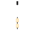 Светильник SP-CARAMELA-HANG-R120-7W Warm2700 (BK, 300 deg, 230V) (Arlight, IP20, Натуральный шелк, 3 года)