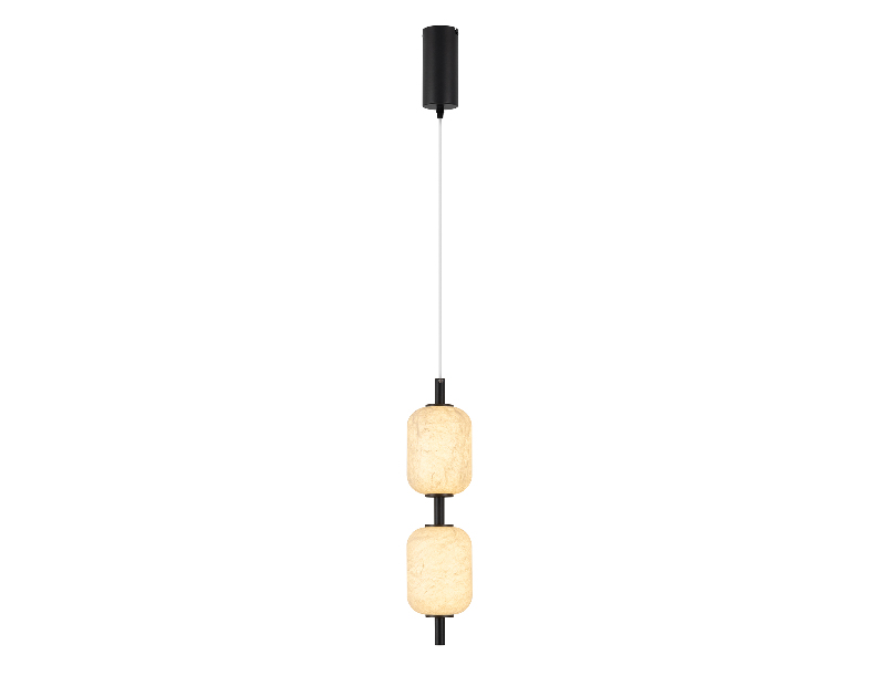 Светильник SP-CARAMELA-HANG-R120-7W Warm2700 (BK, 300 deg, 230V) (Arlight, IP20, Натуральный шелк, 3 года)