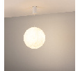 Светильник SP-SILKA-HANG-R400-12W Warm2700 (WH, 330 deg, 230V) (Arlight, IP20, Натуральный шелк, 3 года)