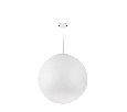Светильник SP-SILKA-HANG-R400-12W Warm2700 (WH, 330 deg, 230V) (Arlight, IP20, Натуральный шелк, 3 года)