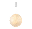 Светильник SP-SILKA-HANG-R400-12W Warm2700 (WH, 330 deg, 230V) (Arlight, IP20, Натуральный шелк, 3 года)