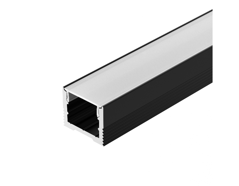 Профиль SL-SLIM-H13M-2000 BLACK (BY) (Arlight, Алюминий)