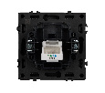 Механизм телефонной розетки SCT-NOBE-MTL1-SFPL-GR (RJ-11, 4C) (Arlight, Серый базальт)