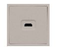Механизм HDMI розетки SCT-NOBE-MHD1-SFPL-CA (Arlight, Кашемир)
