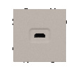 Механизм HDMI розетки SCT-NOBE-MHD1-SFPL-CA (Arlight, Кашемир)