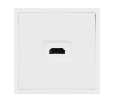 Механизм HDMI розетки SCT-NOBE-MHD1-SFPL-WH (Arlight, Белый кварц)