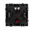Механизм звонкового выключателя двухклавишный LED SWT-NOBE-MKR2-SFPL-L-BK (230V, 10A) (Arlight, Черный оникс)