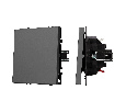 Механизм звонкового выключателя SWT-NOBE-MKR1-SFPL-GR (230V, 10A) (Arlight, Серый базальт)