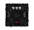 Механизм выключателя трехклавишный непроходной SWT-NOBE-MK03-SFPL-GR (230V, 10A) (Arlight, Серый базальт)